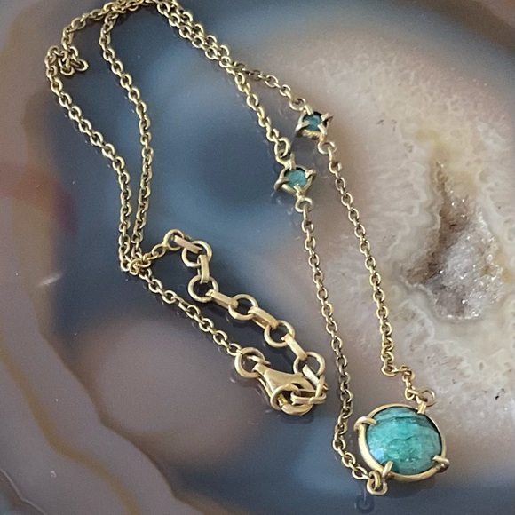 Gold aventurine necklace healing stone - Picture 1 of 8